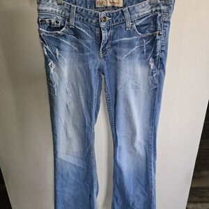 BKE Women's Light Blue Boot Cut Jeans